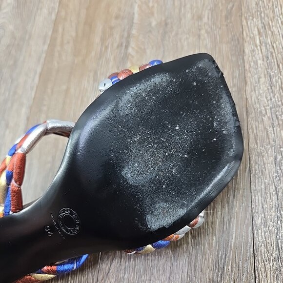 Dries Van Noten WOVEN METALLIC MULES - Picture 12 of 16